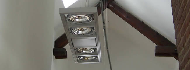 Decke ber dem Eingangsbvereich