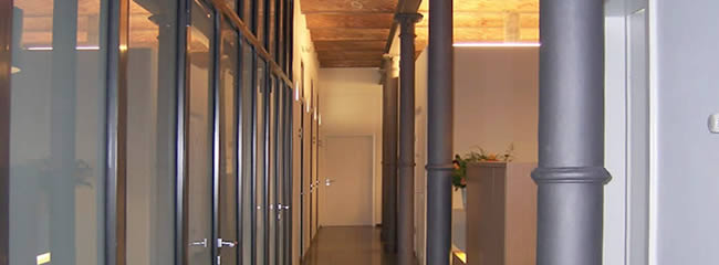 Flurbereich vor den Behandlungsrumen